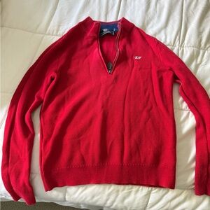 Vineyard Vines Red and Navy Sweater
